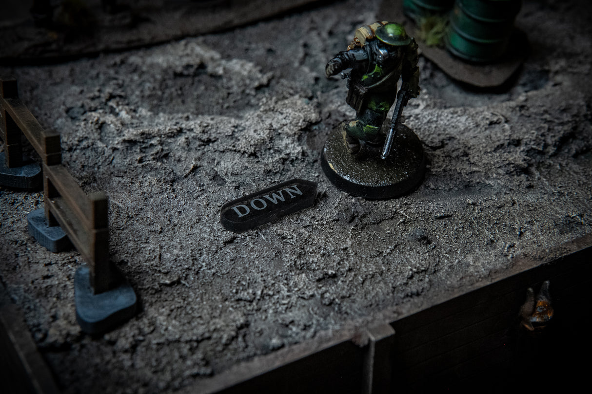 Trench Crusade Down Tokens