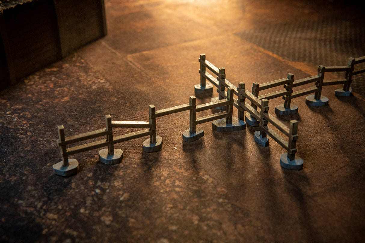 Wooden Fence Scatter Terrain 28mm