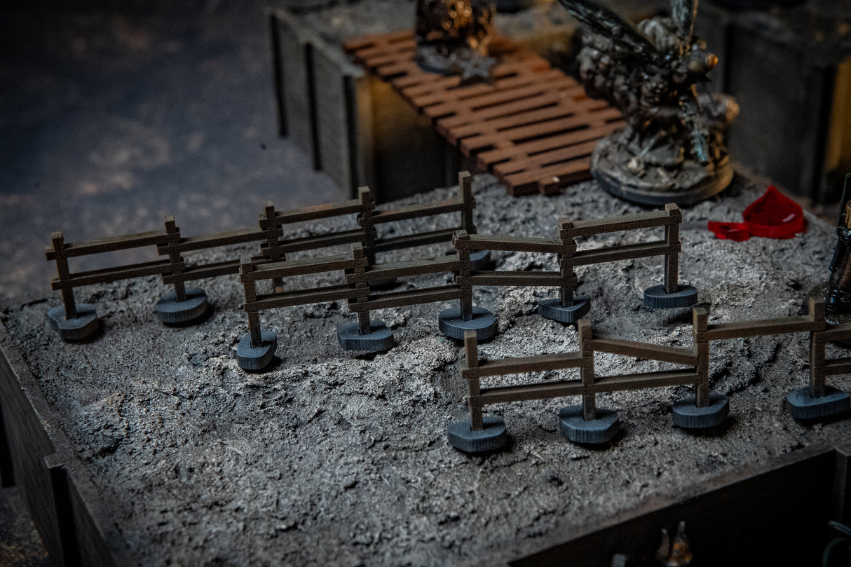 Wooden Fence Scatter Terrain 28mm