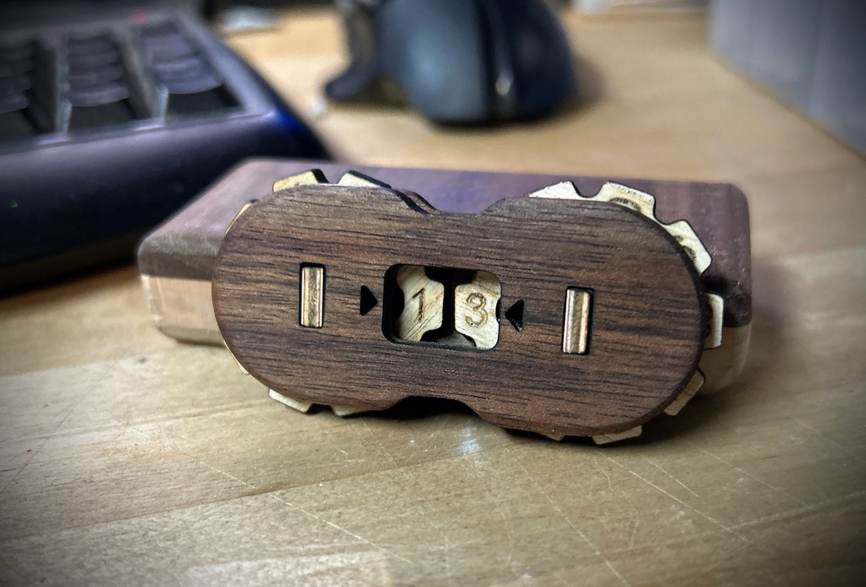 Walnut and Ash Hardwood Life Tracker