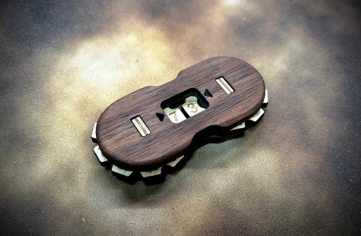 Walnut and Ash Hardwood Life Tracker