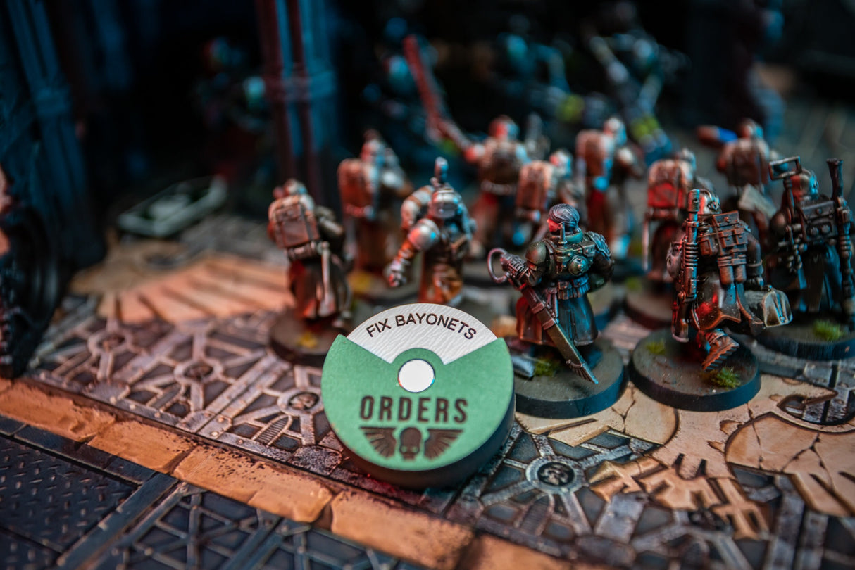 Order Dials for Astra Militarum (Imperial Guard) 5 pack