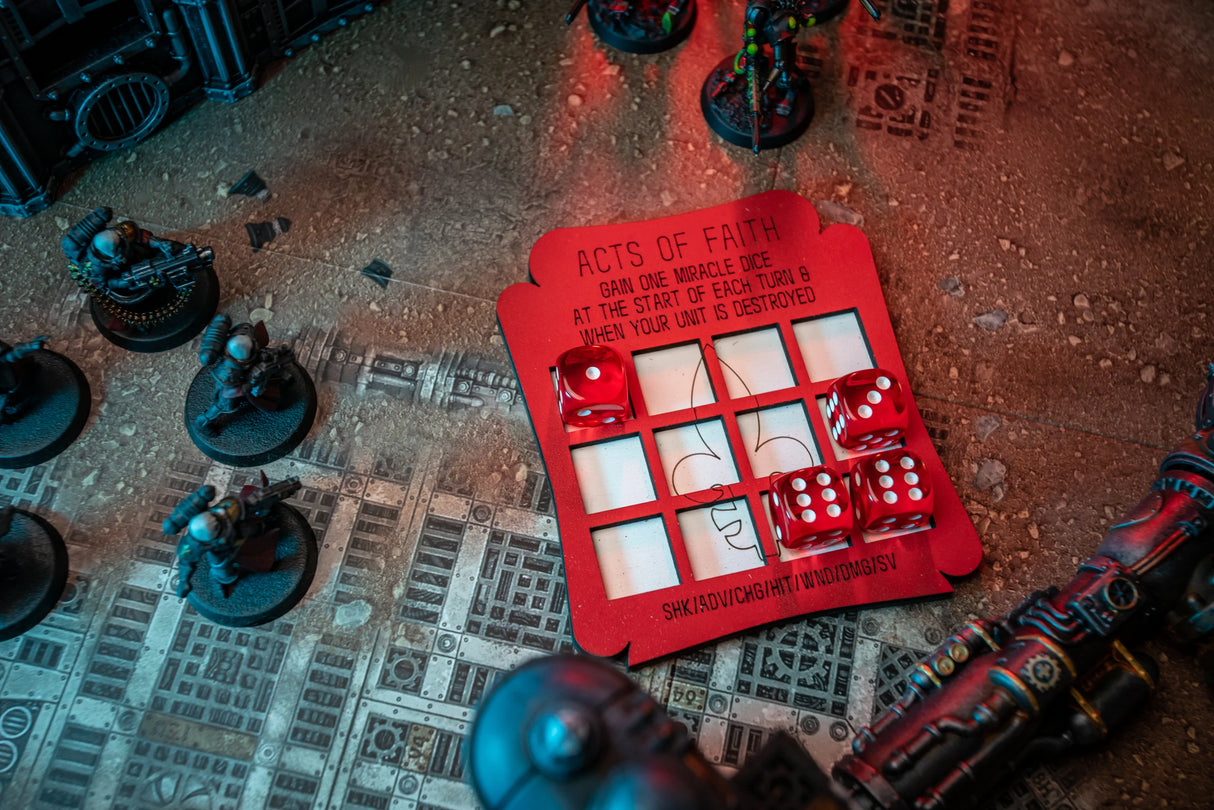 Sisters of Battle Miracle Dice Holder