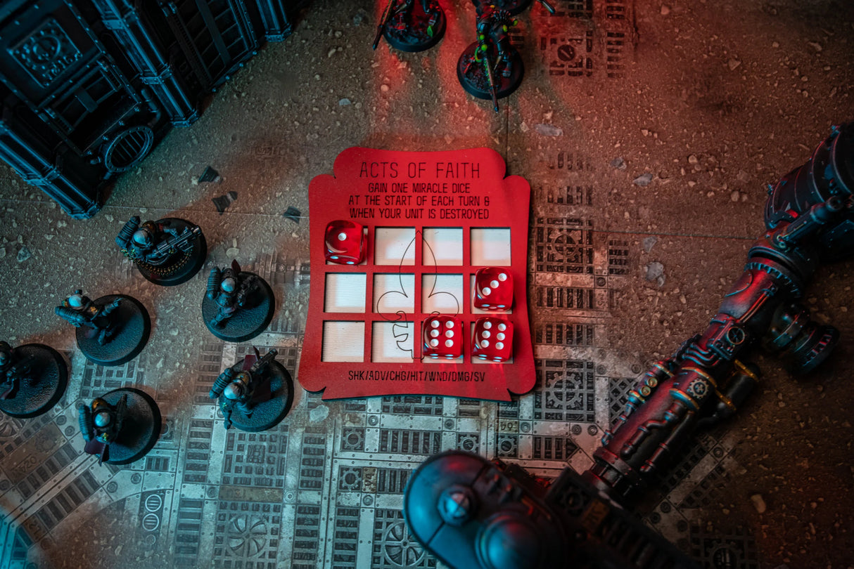 Sisters of Battle Miracle Dice Holder