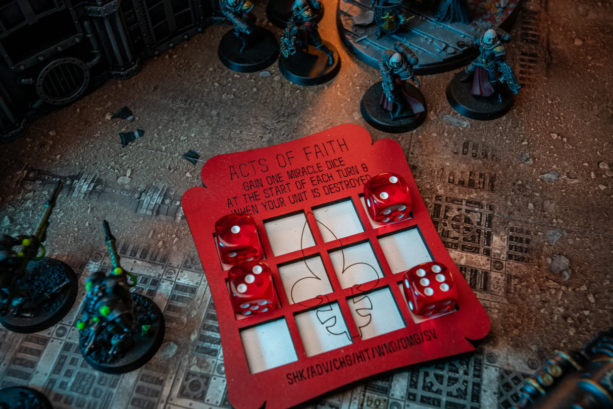 Sisters of Battle Miracle Dice Holder