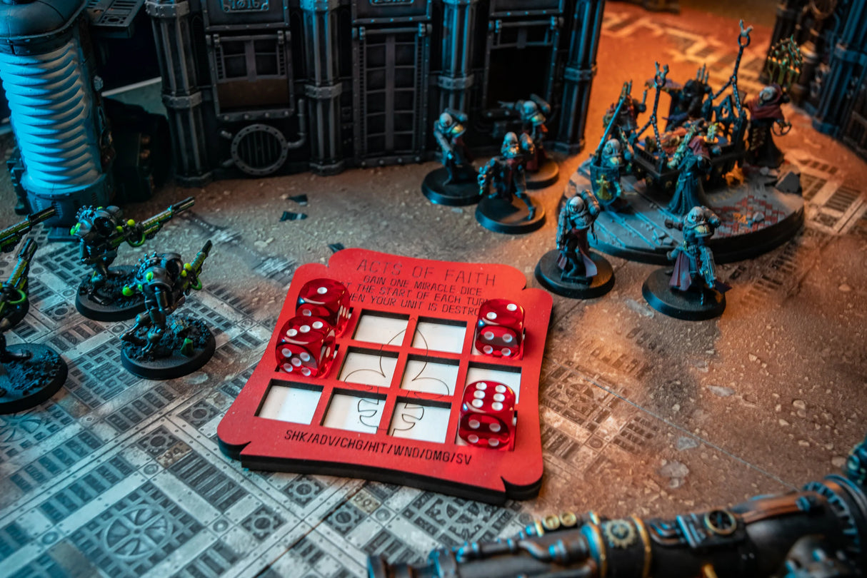 Sisters of Battle Miracle Dice Holder