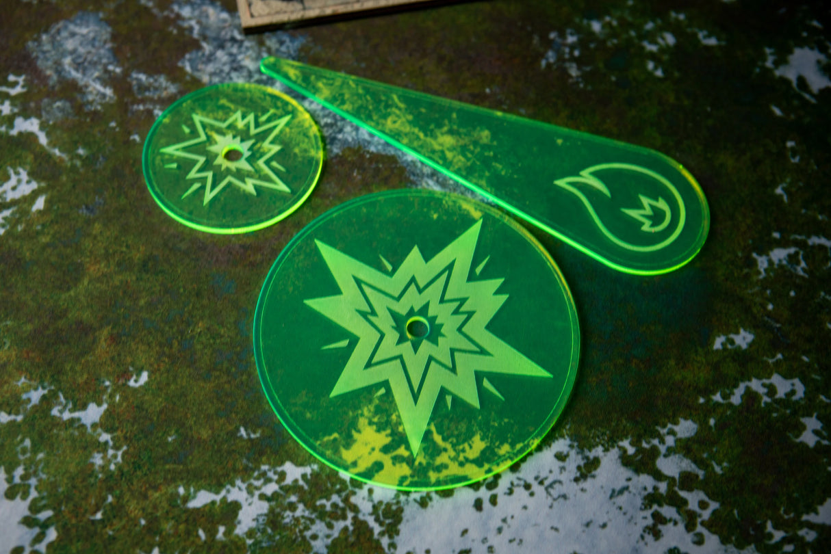 Acrylic Blast Template Set for The Old World