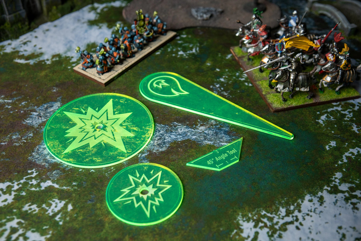 Acrylic Blast Template Set for The Old World