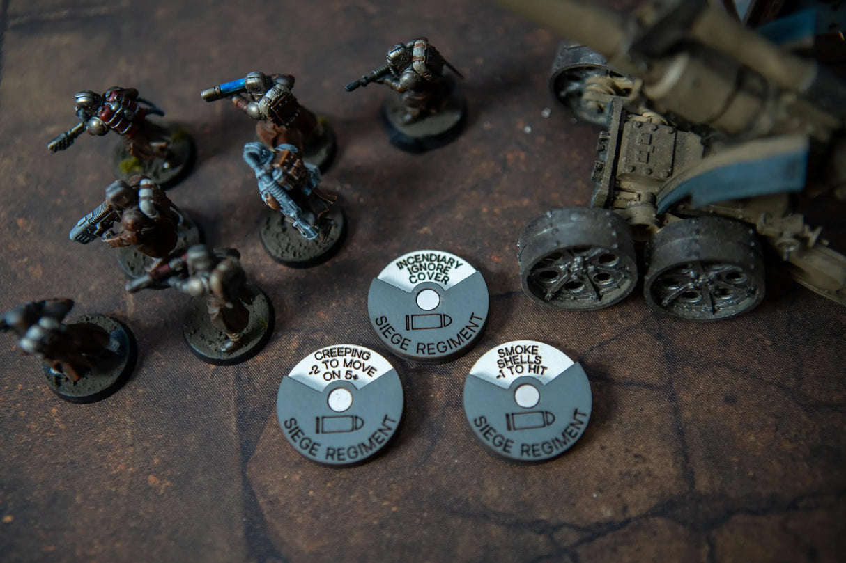 Siege Regiment Detachment Dials Set of 3