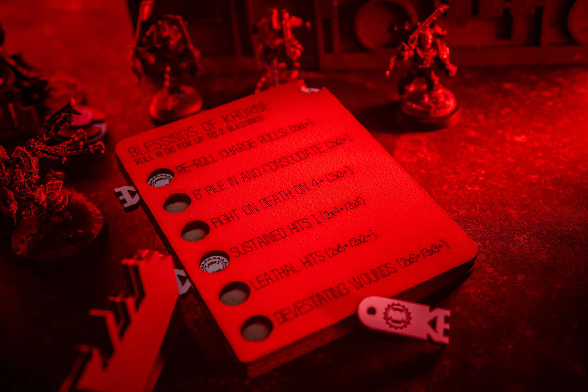 World Eaters Blessings of Khorne Tracker