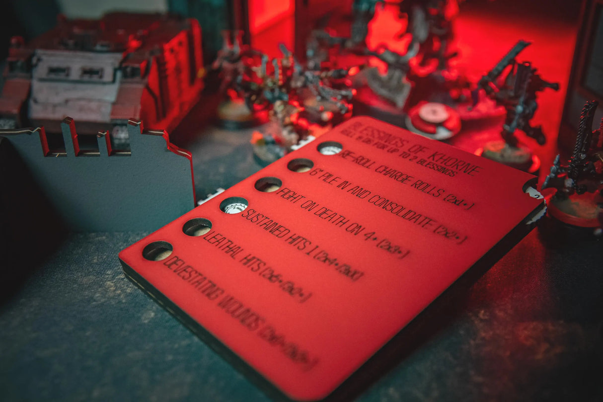 World Eaters Blessings of Khorne Tracker