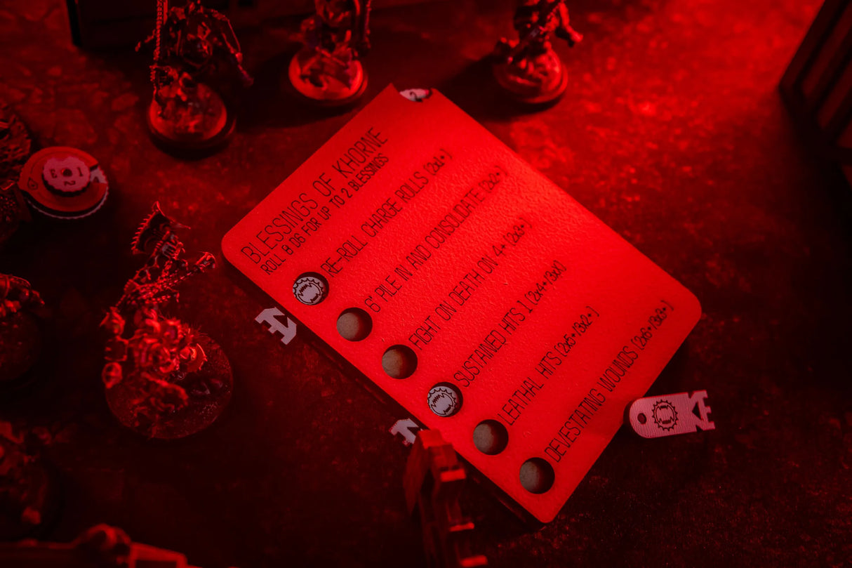 World Eaters Blessings of Khorne Tracker