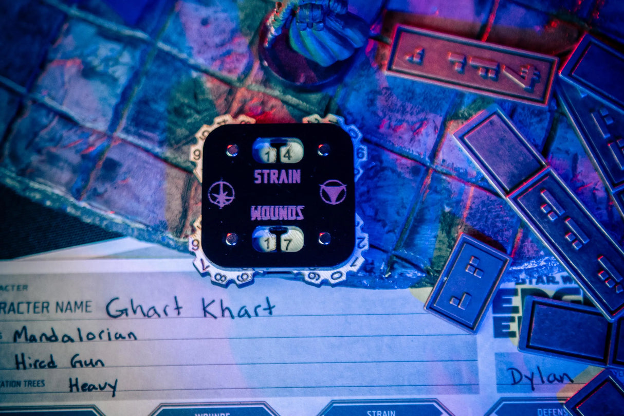Wound and Strain Tracker for Star Wars RPG
