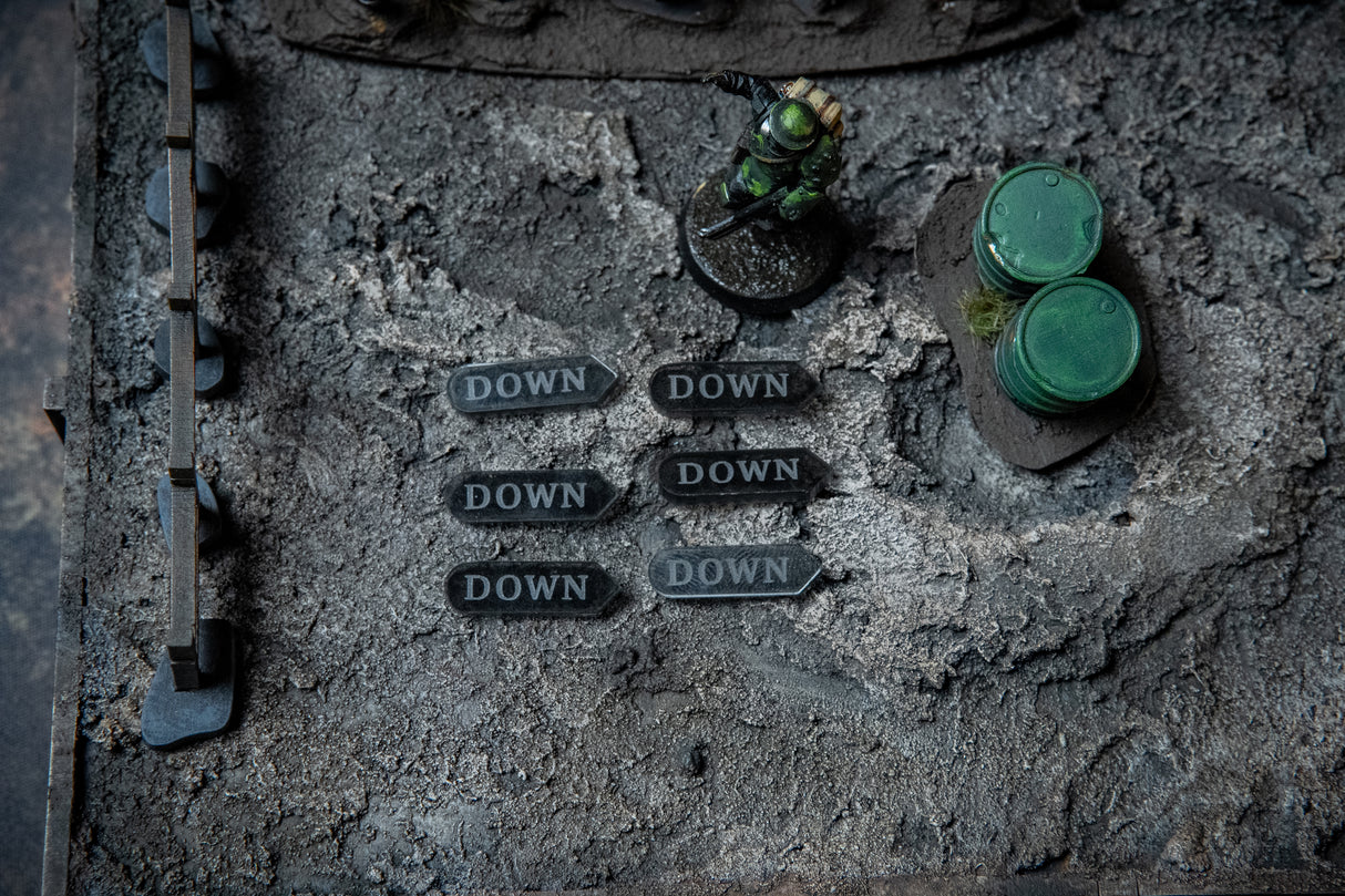 Trench Crusade Down Tokens