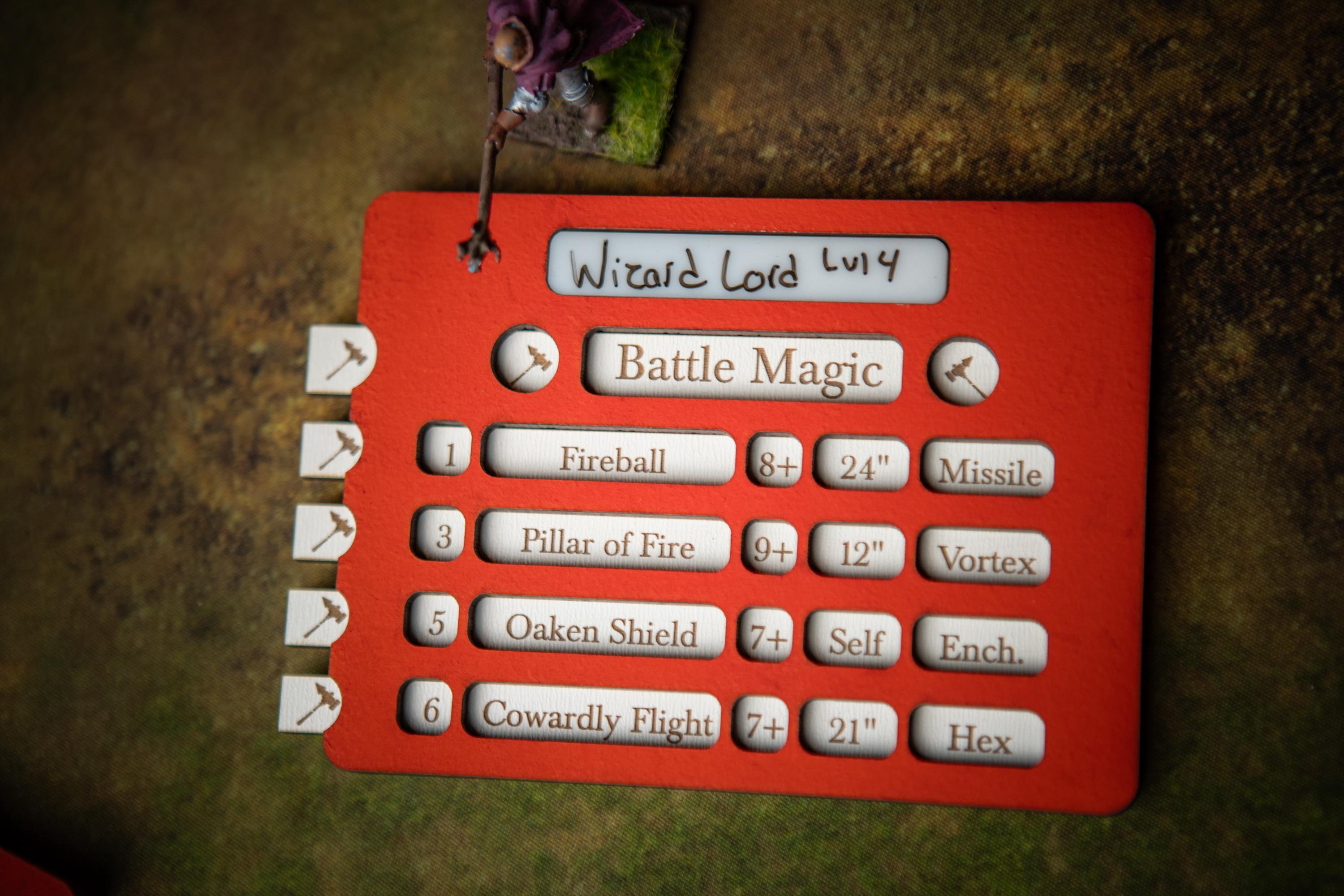 The Old World Spell Tracker 6 Slot